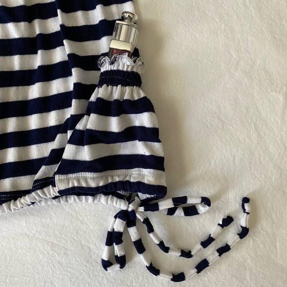 Necessary Objects Navy & White Striped Top - Picture 5 of 7